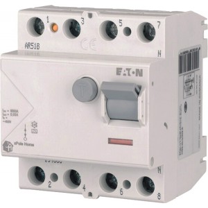Устройство защитного отключения - УЗО EATON 4P. 40А 30мА тип AC HNC-40/4/003